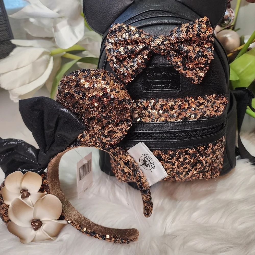 Set of 2 Loungefly mini backpack Belle with ears